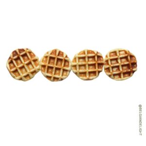 dark chocolate waffle Belgian delight